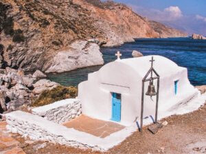 Amorgos è una delle isole dove è ancora molto evidente l'antico stile di vita greco