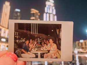 le travel blogger Italiane al Ristorante Gia di Dubai