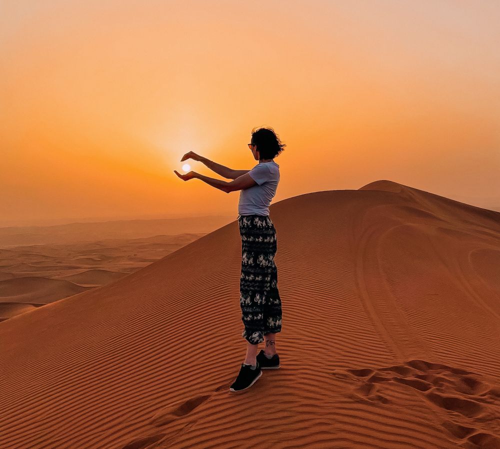 il tramonto nel deserto è davvero un'esperienza imperdibile