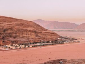 il campo tendato Al Sultana Luxury Camp dove trascorrere la notte nel Wadi Rum