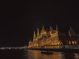 il Parlamento di Budapest di notte