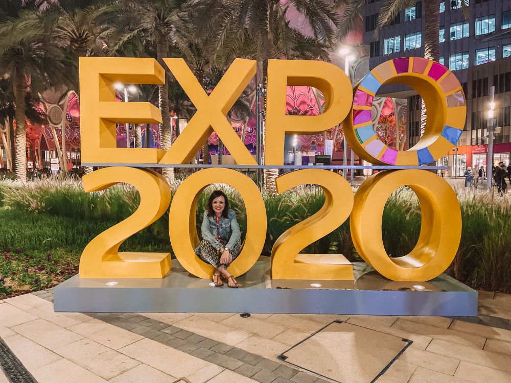 una delle installazioni all'interno dei Expo Dubai 2021