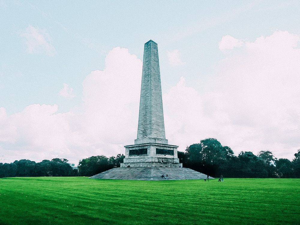 l'obelisco di Wellington all'interno di Phoenix Park a Dublino