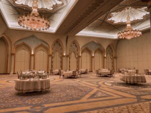 salone dei banchetti a Qasr Al Watan ad Abu Dhabi