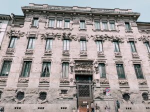 Palazzo Castiglioni il primo esempio di stile liberty a Milano