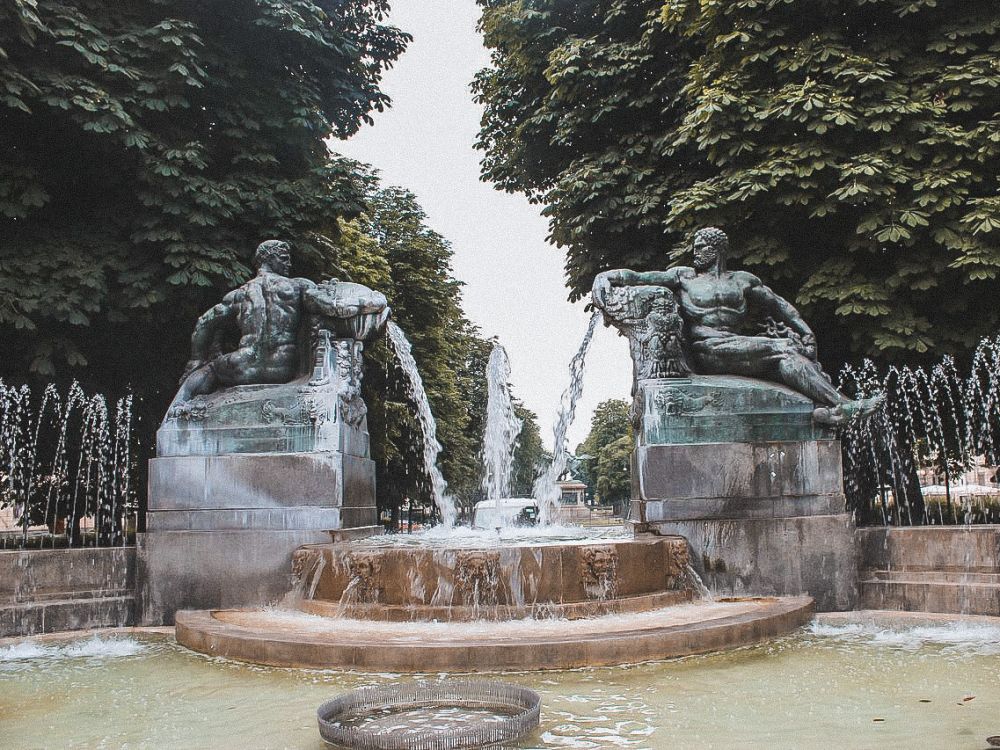 Fontana Angelica a Torino in Piazza Solferino