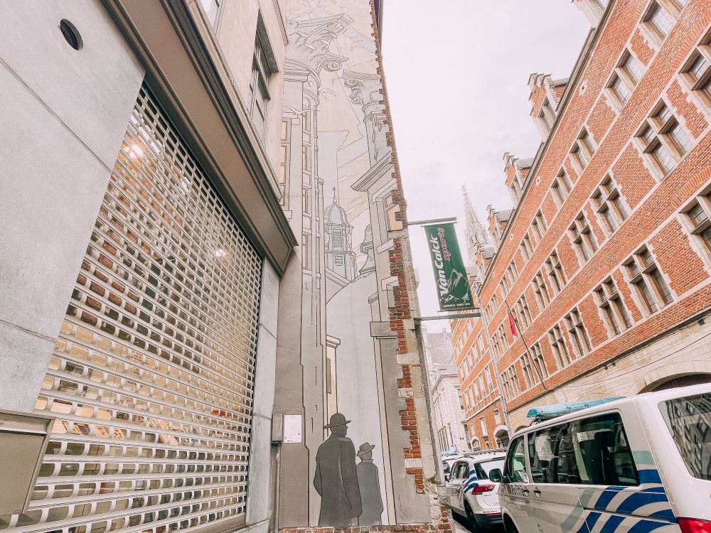 Le Passage un murale di Bruxelles