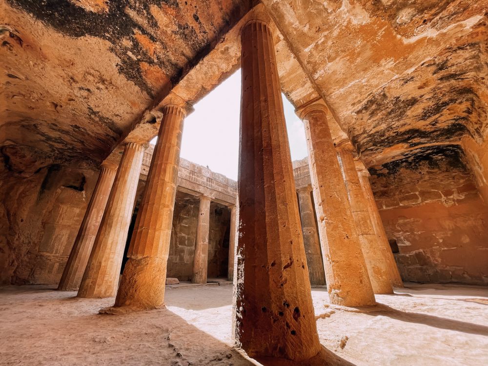 una delle Tombe dei Re a Paphos