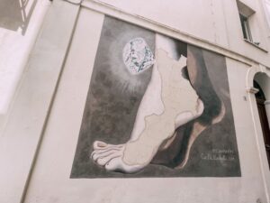 murale di Diamante che omaggia la Calabria