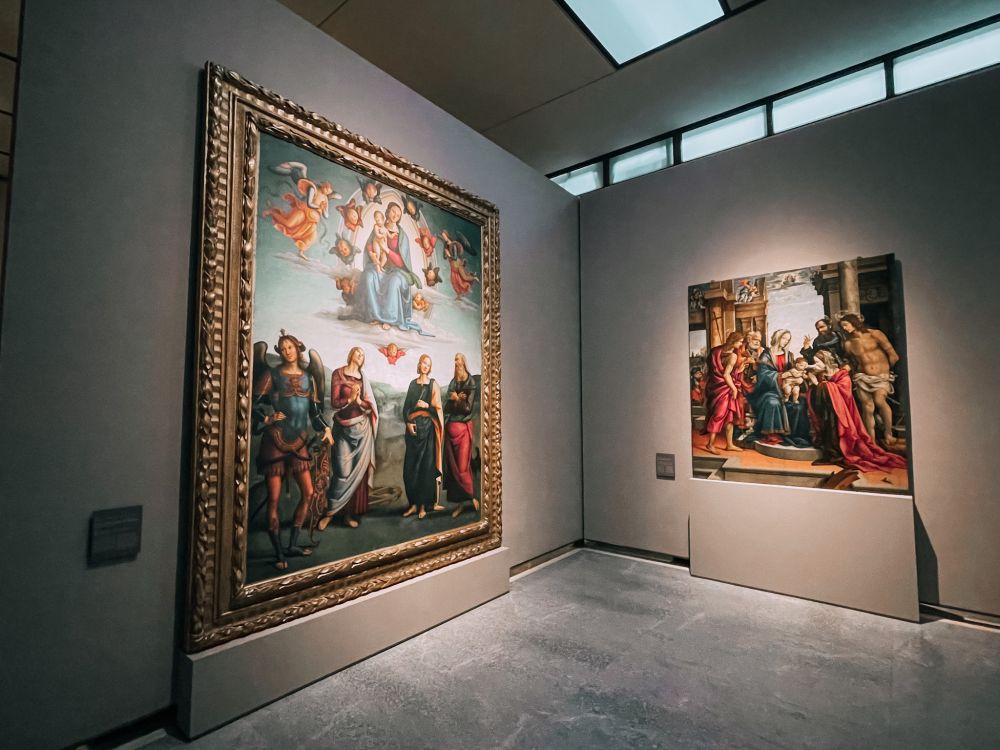 Pala Scarani nella sezione dedicata al Rinascimento della Pinacoteca Nazionale di Bologna
