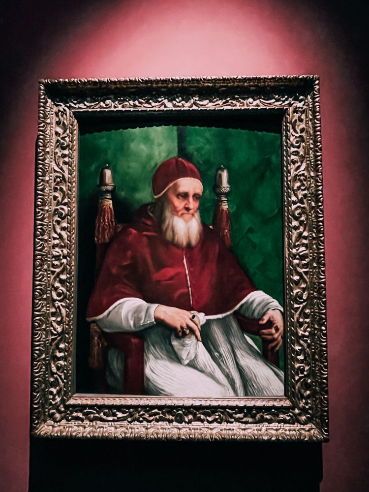 Ritratto di Giulio II realizzato da Raffaello Sanzio