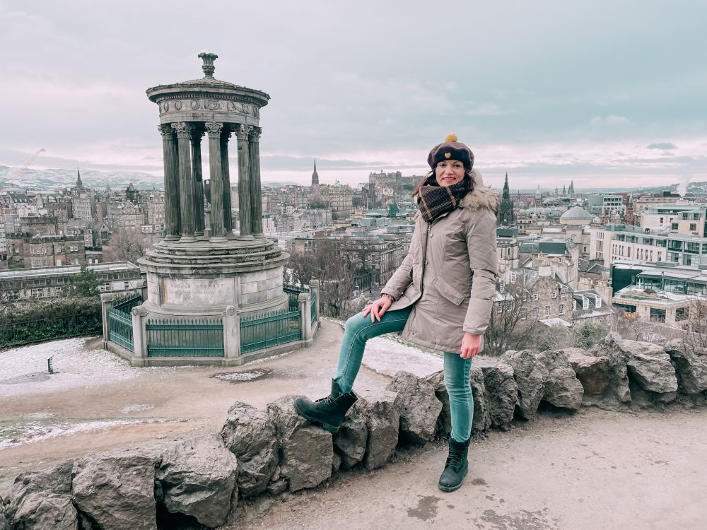 il monumento più fotografato di Edimburgo è il Dugald Steward Monument