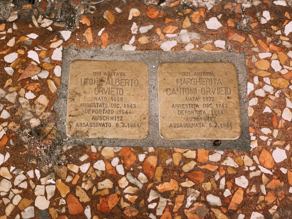 pietra d'inciampo in Via de' Gombruti a Bologna