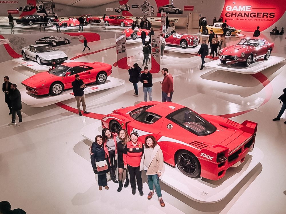 il nostro team di blogger alla mostra Game Changers del Museo Ferrari di Modena