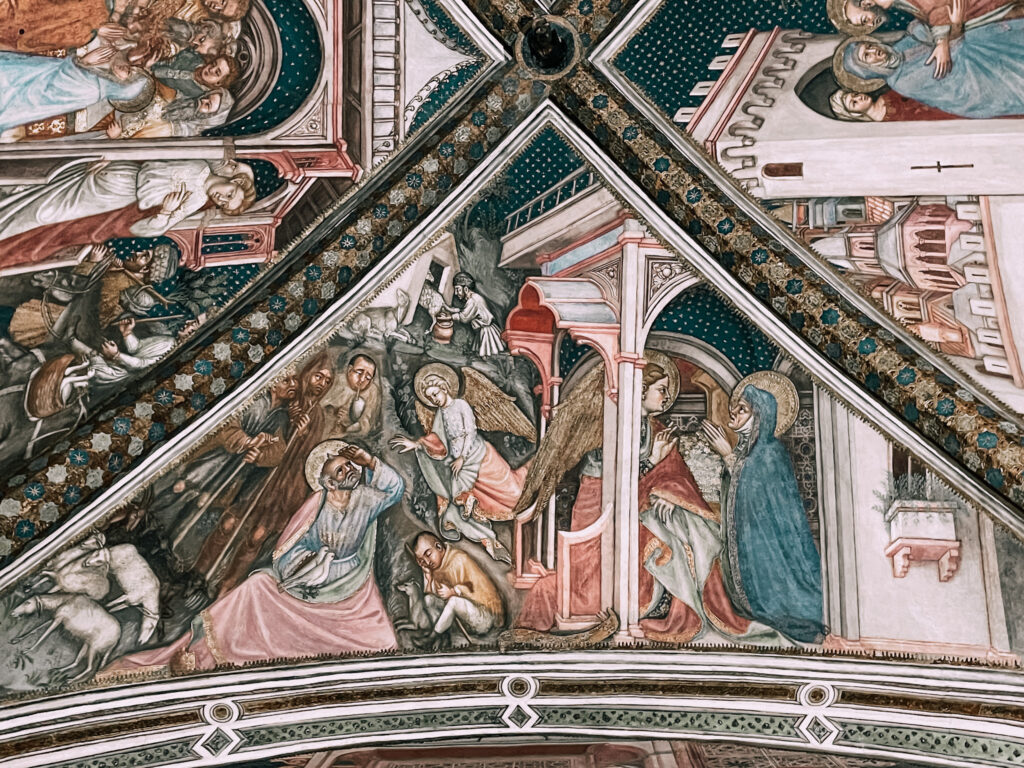 dettaglio della Cappella di Palazzo Trinci a Foligno