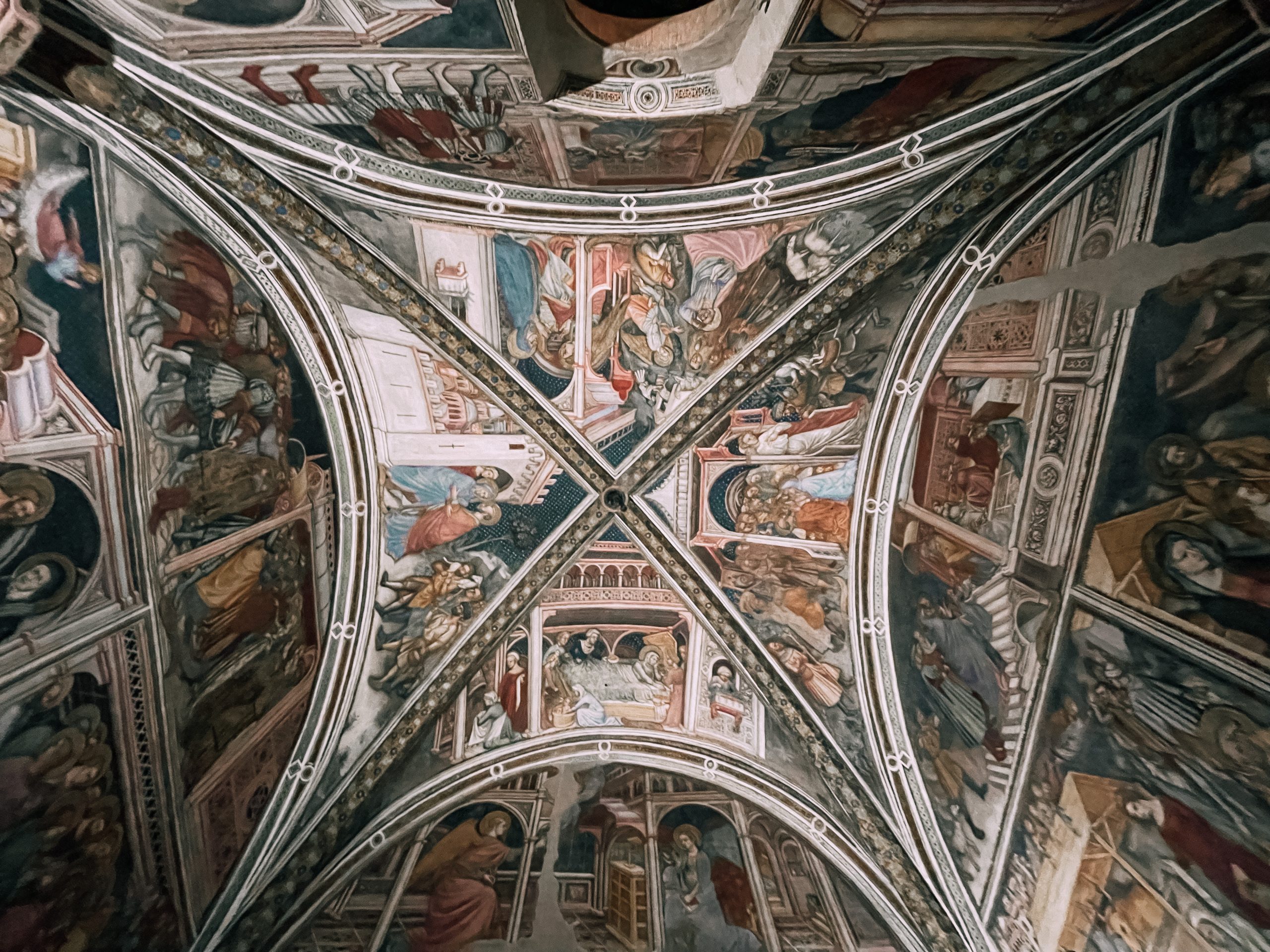 la splendida Cappella di Palazzo Trinci a Foligno