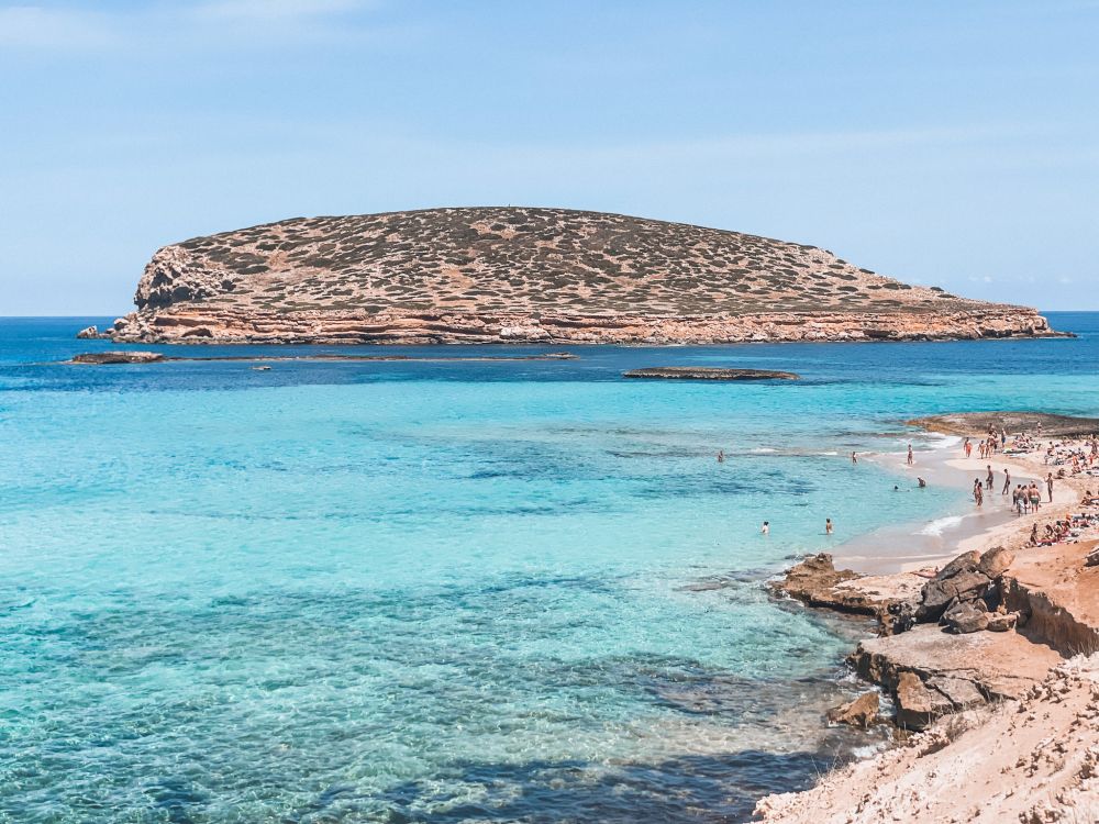 Cala Comte è una delle baie più belle di Ibiza