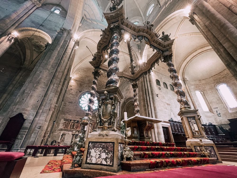 il baldacchino della Cattedrale di San Vigilio a Trento