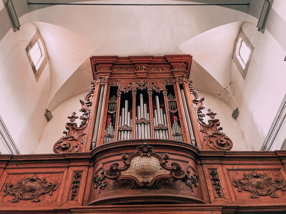 l'antico organo della Chiesa di Treppio