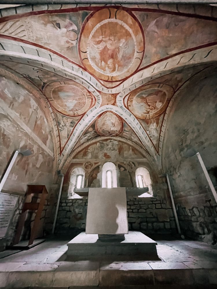 ciclo di affreschi che ricopre gli interni dell'Oratorio di Santa Caterina d'Alessandria