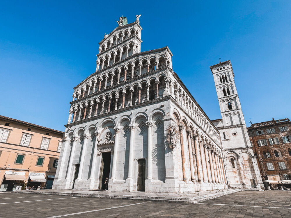 la Chiesa di San Michele nell'antico Foro Romano di Lucca