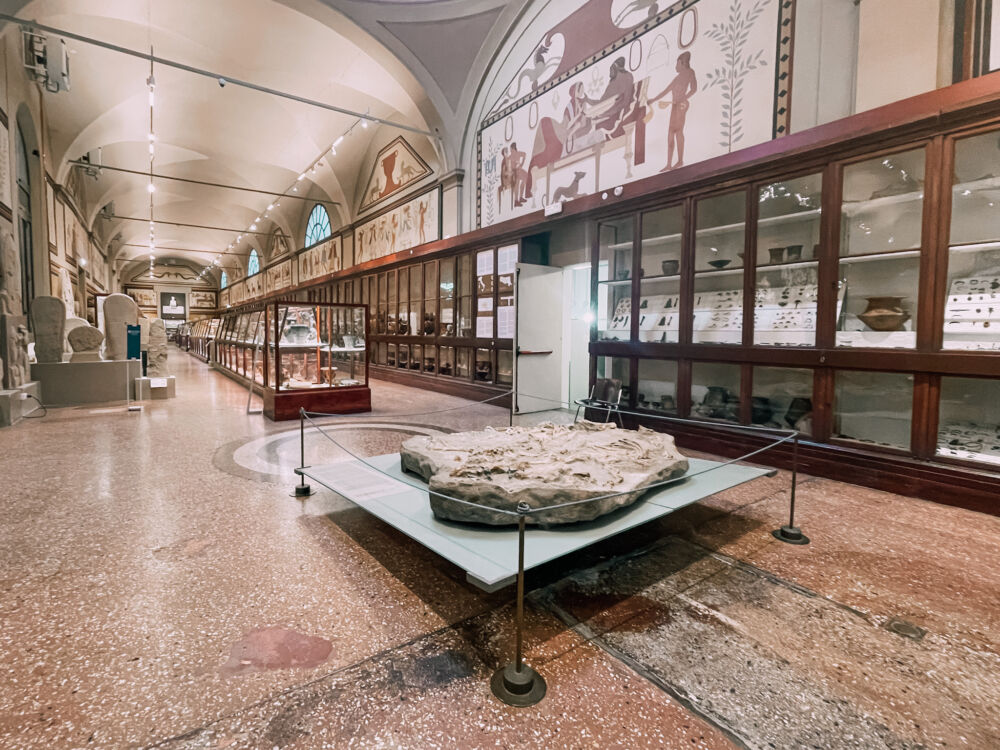 una delle sale del Museo Civico Archeologico di Bologna