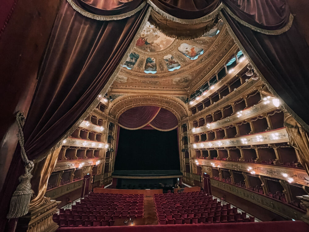 il Palco Reale del Teatro Massimo di Palermo