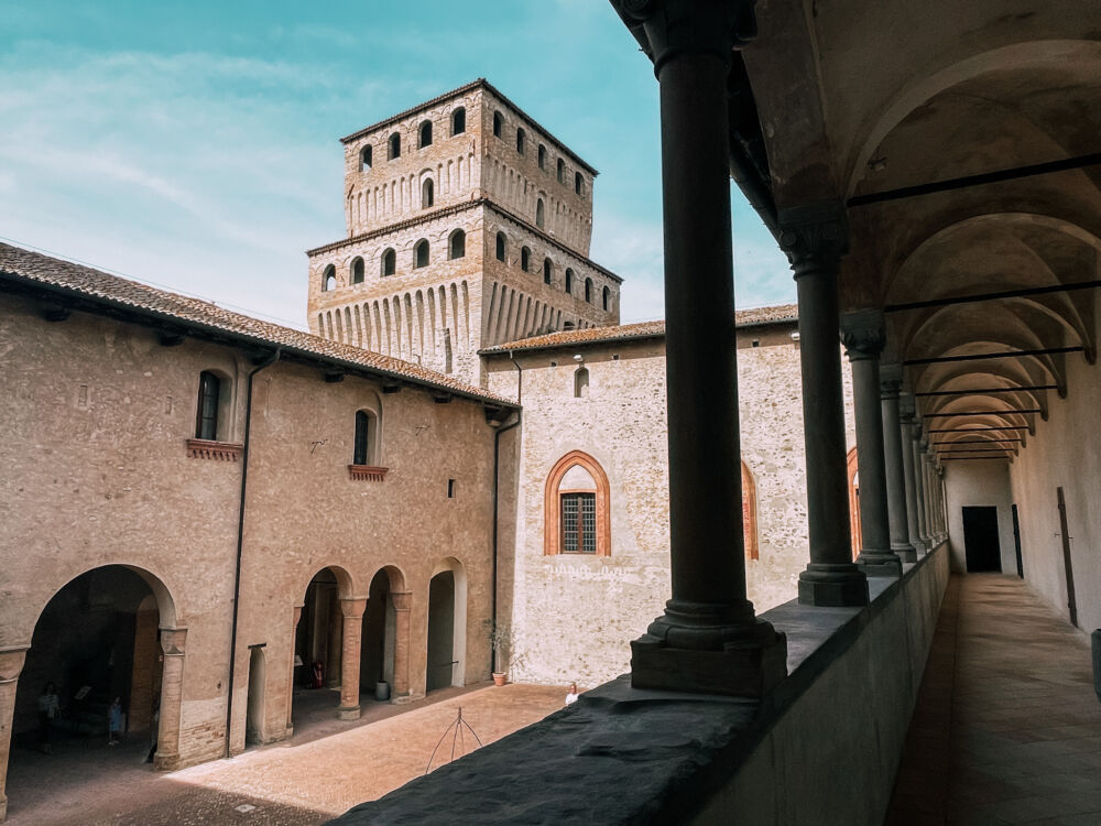il castello di Torrechiara a Langhirano in provincia di Parma