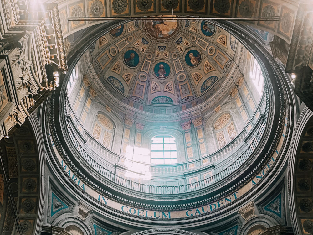 cupola della Cattedrale di Carpi ispirata al Cupolone di San Pietro