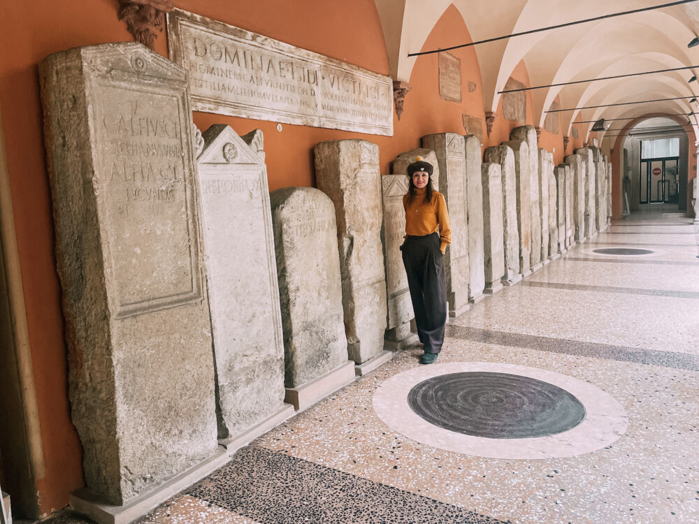 nel Lapidario del Museo Civico Archeologico di Bologna
