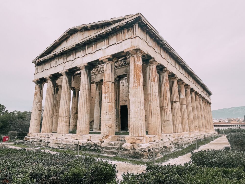 Tempio di Efesto nell'Antica Agorà di Atene