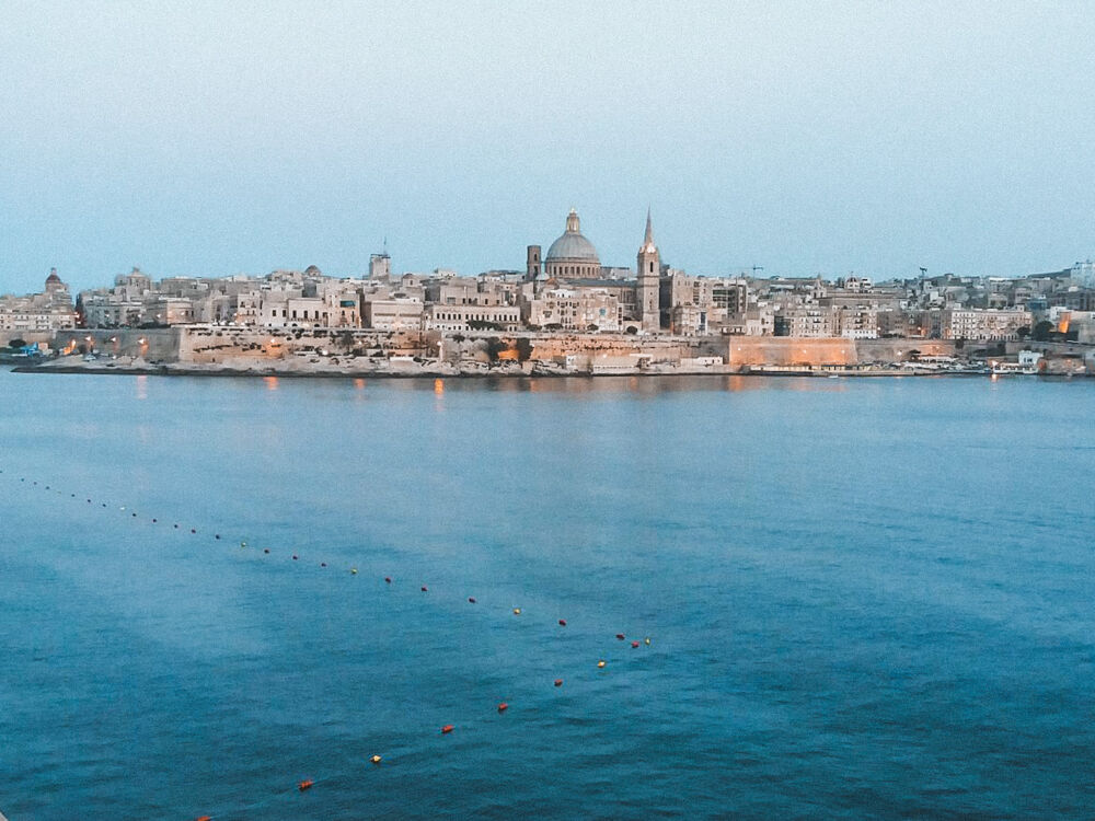 skyline di La Valletta a Malta