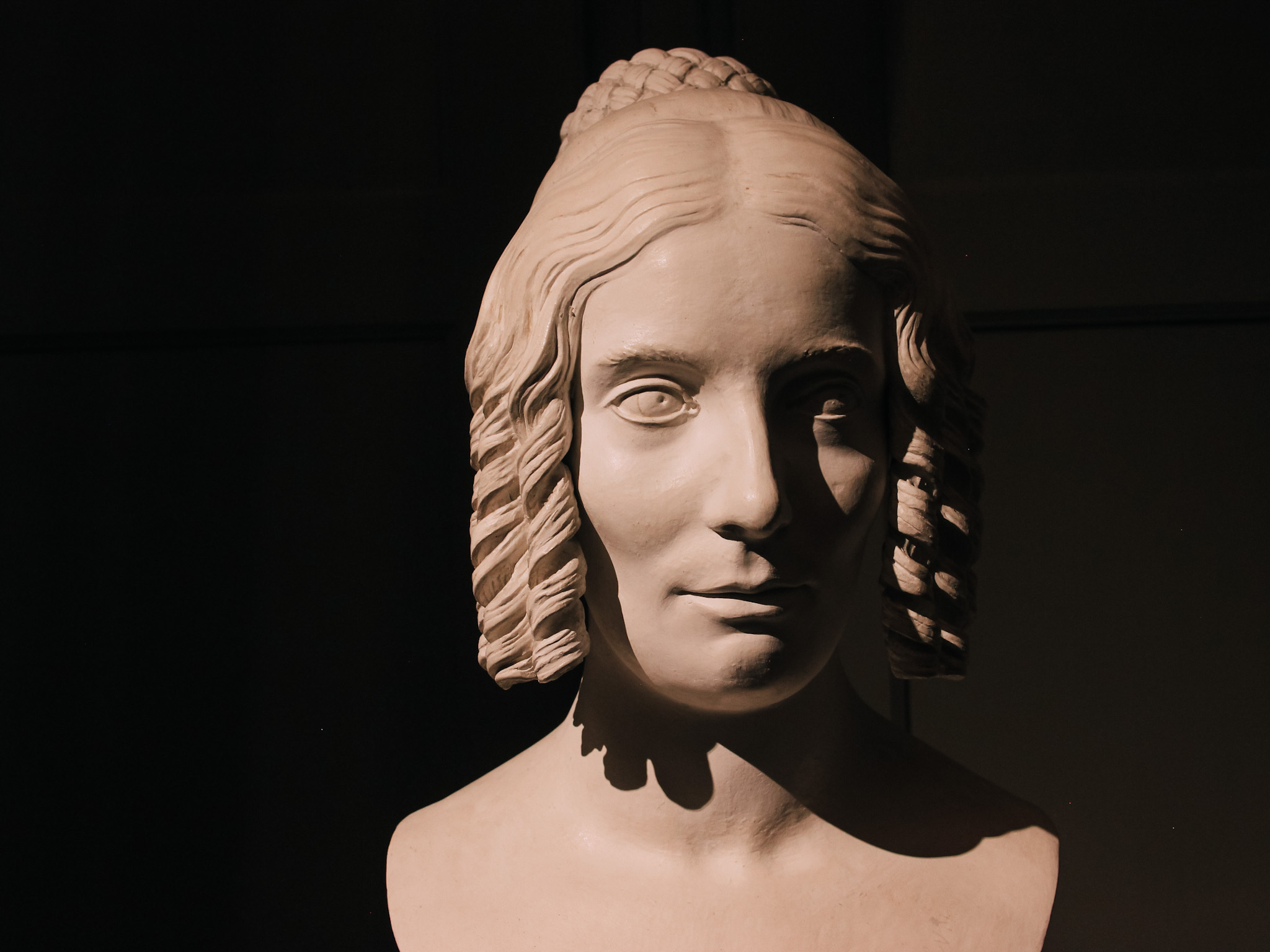 il busto di gesso di Orsola Bandini
