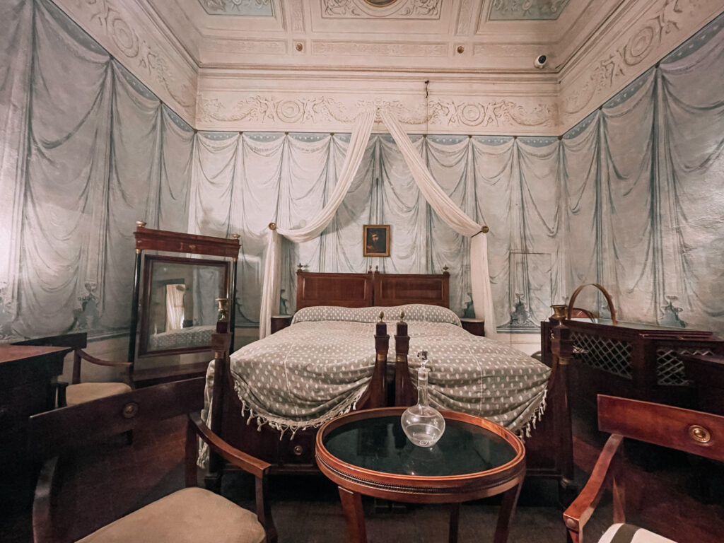 la stanza da letto di Giorgio Tozzoni e Orsola Bandini