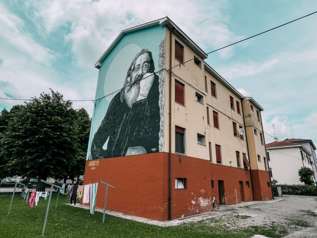 murales che omaggia Augusto Daolio