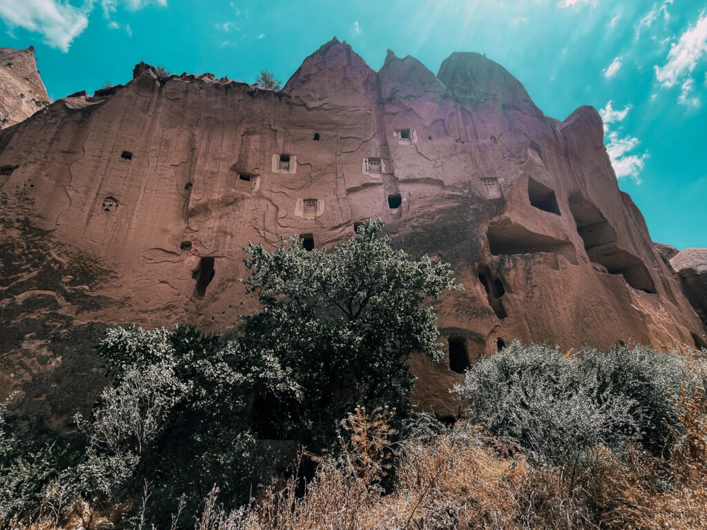 le piccionaie di Zelve in Cappadocia