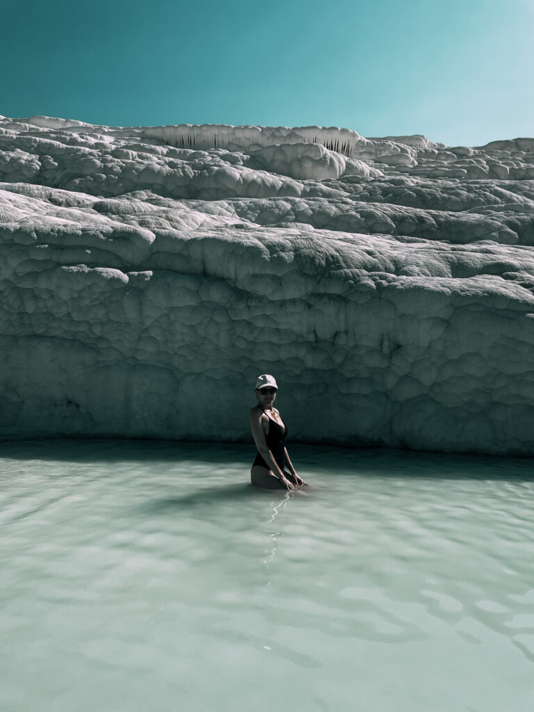 le piscine di acqua tiepida di Hierapolis