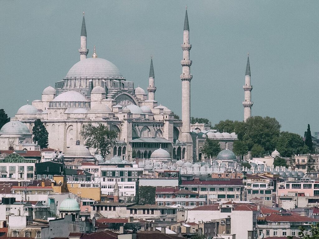 moschea blu vista dall'esterno