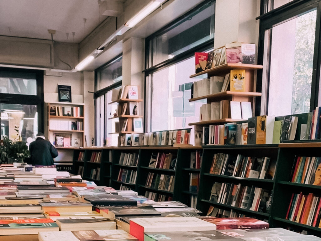 la libreria Ulisse di Bologna 