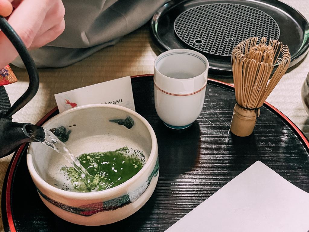 la cerimonia del tè a Kyoto
