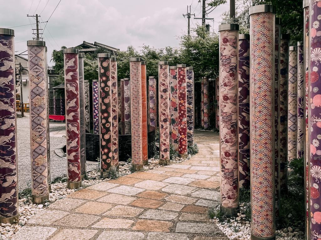 la foresta dei kimono di Kyoto