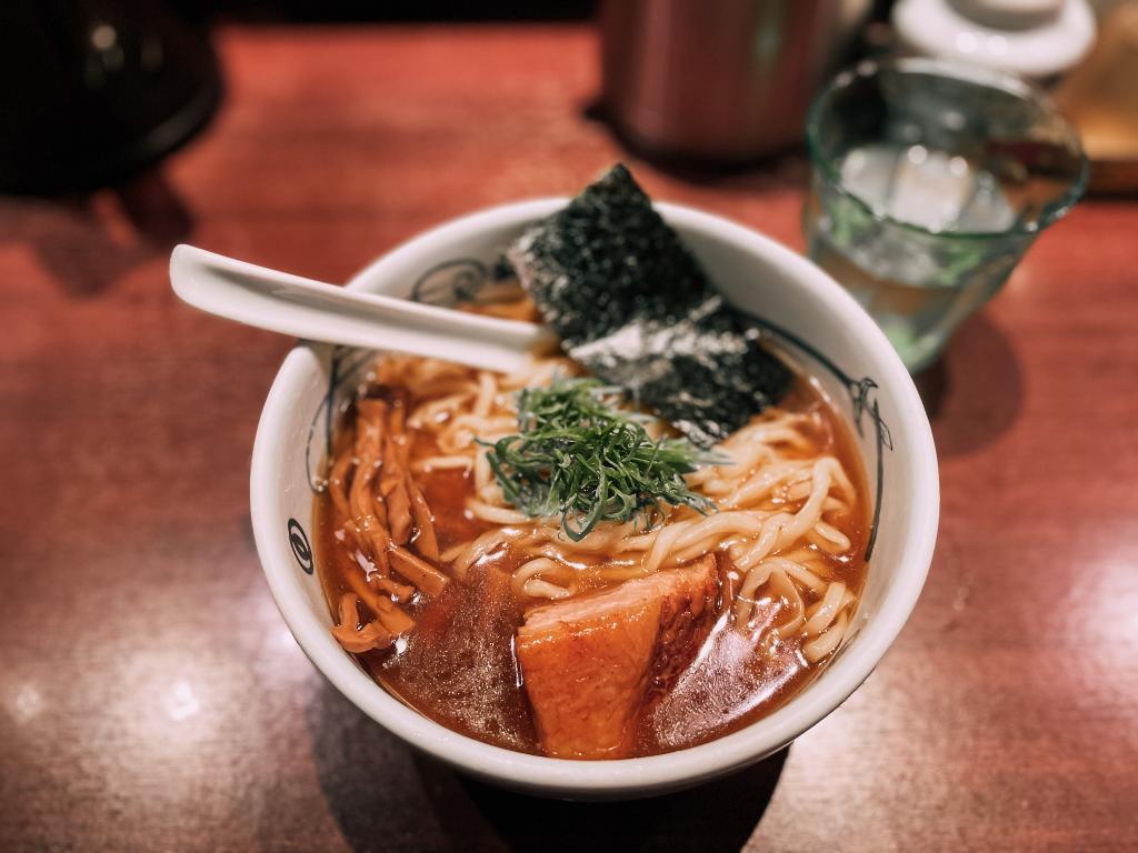 una ciotola di ramen in Giappone a Tokyo